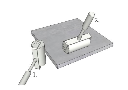 Seal DekTek's concrete deck tiles on the top and sides. Do not seal bottom of the tile. 