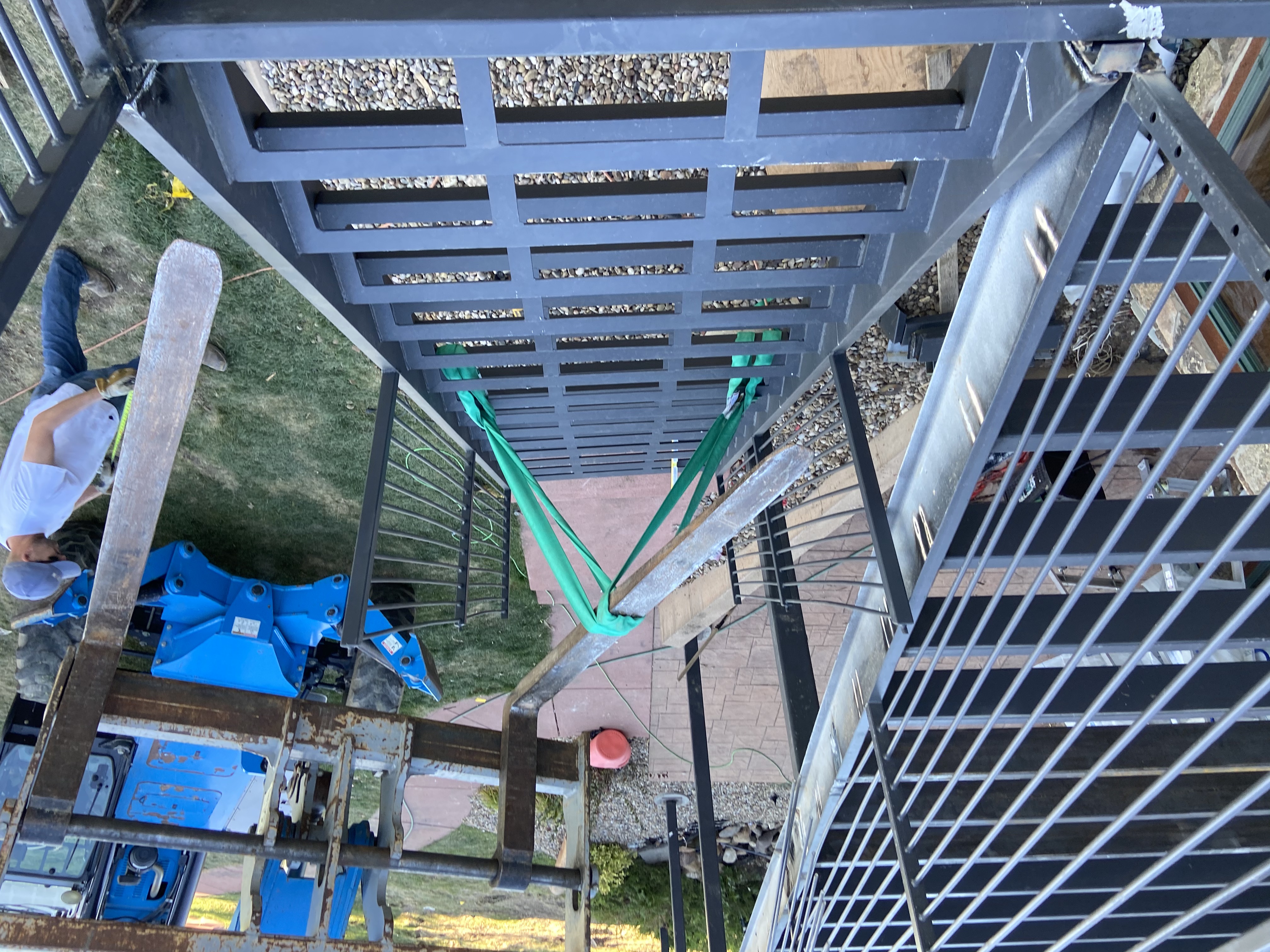 Installing Concrete Deck Tiles on Steel Stair Framing 