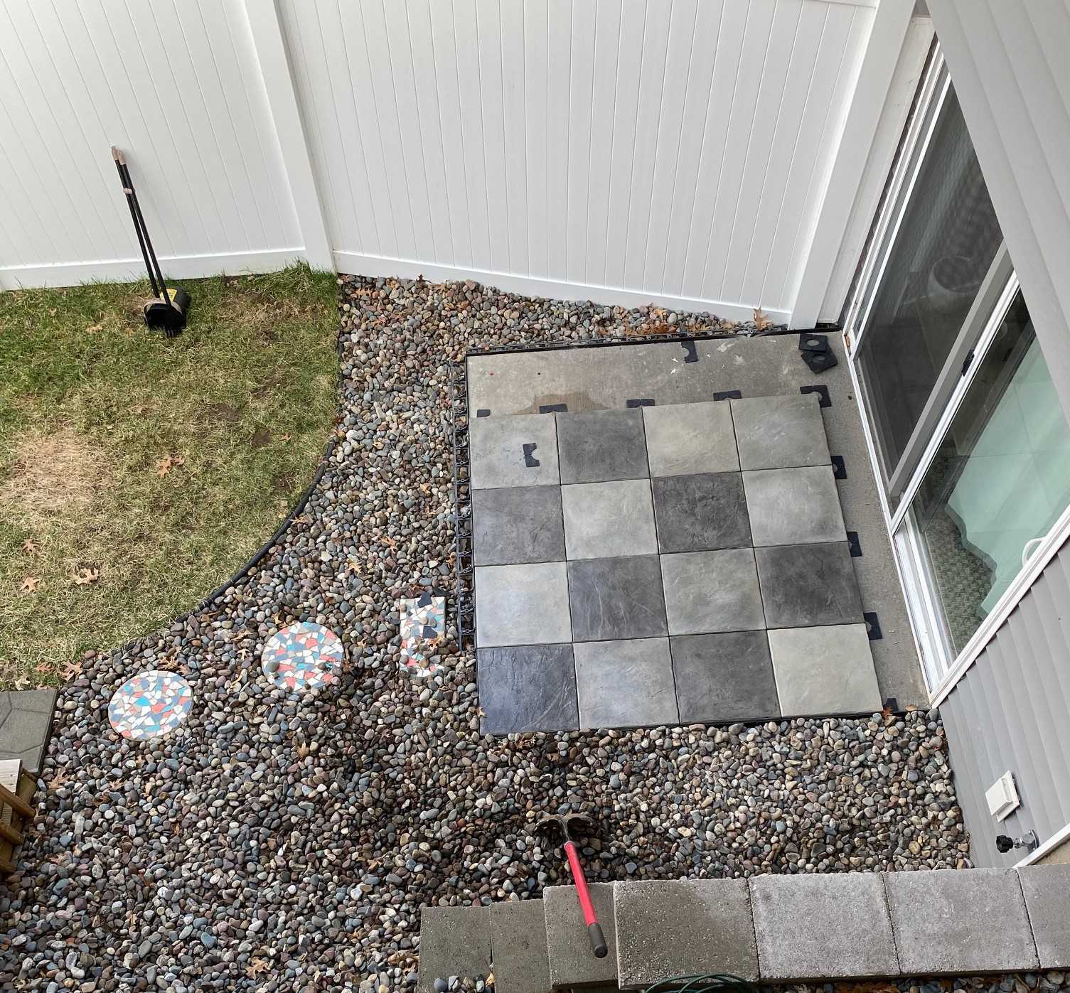 Installing Deck Tiles Over Old Concrete Pad