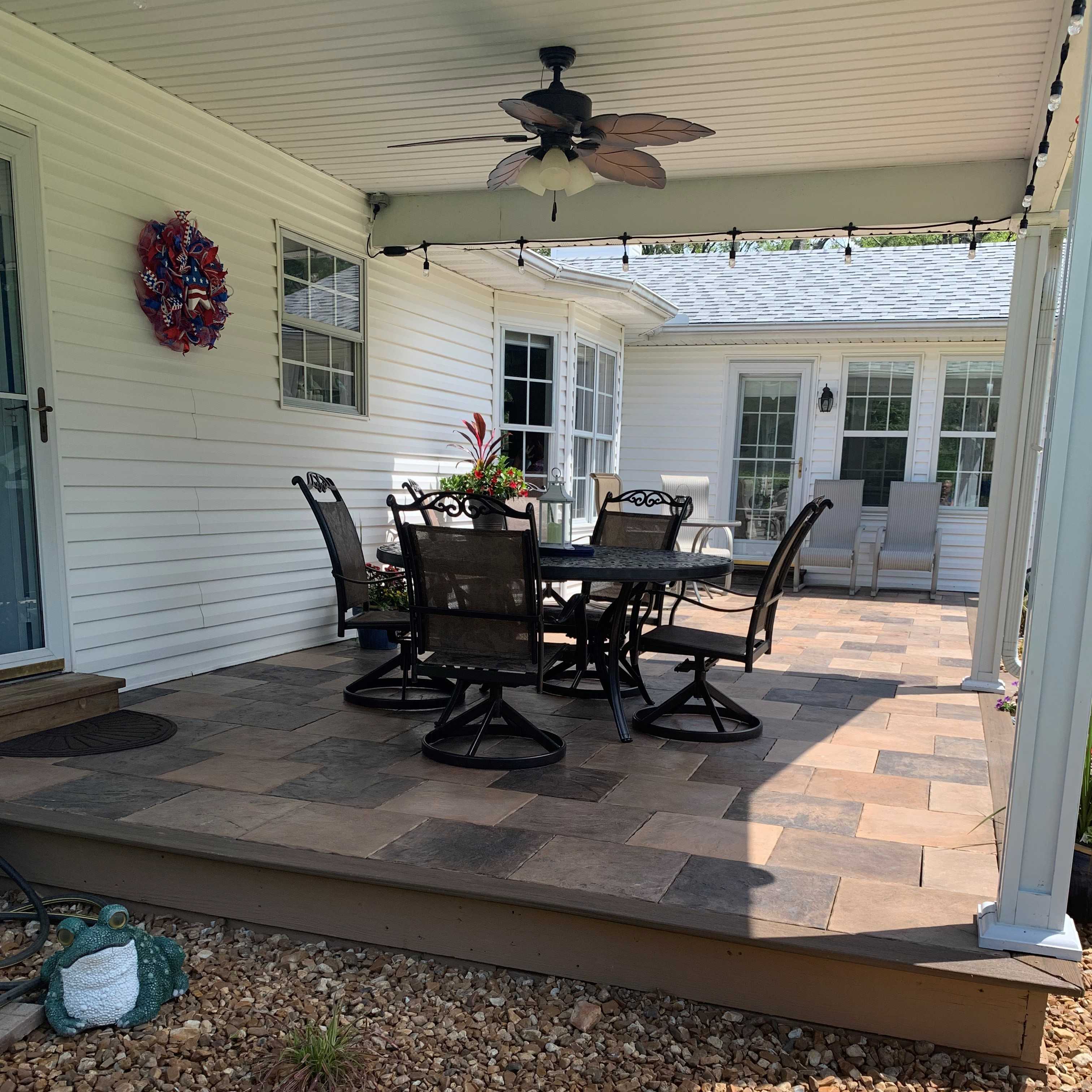 DekTek Tile's Concrete Deck Tile Paver Patio