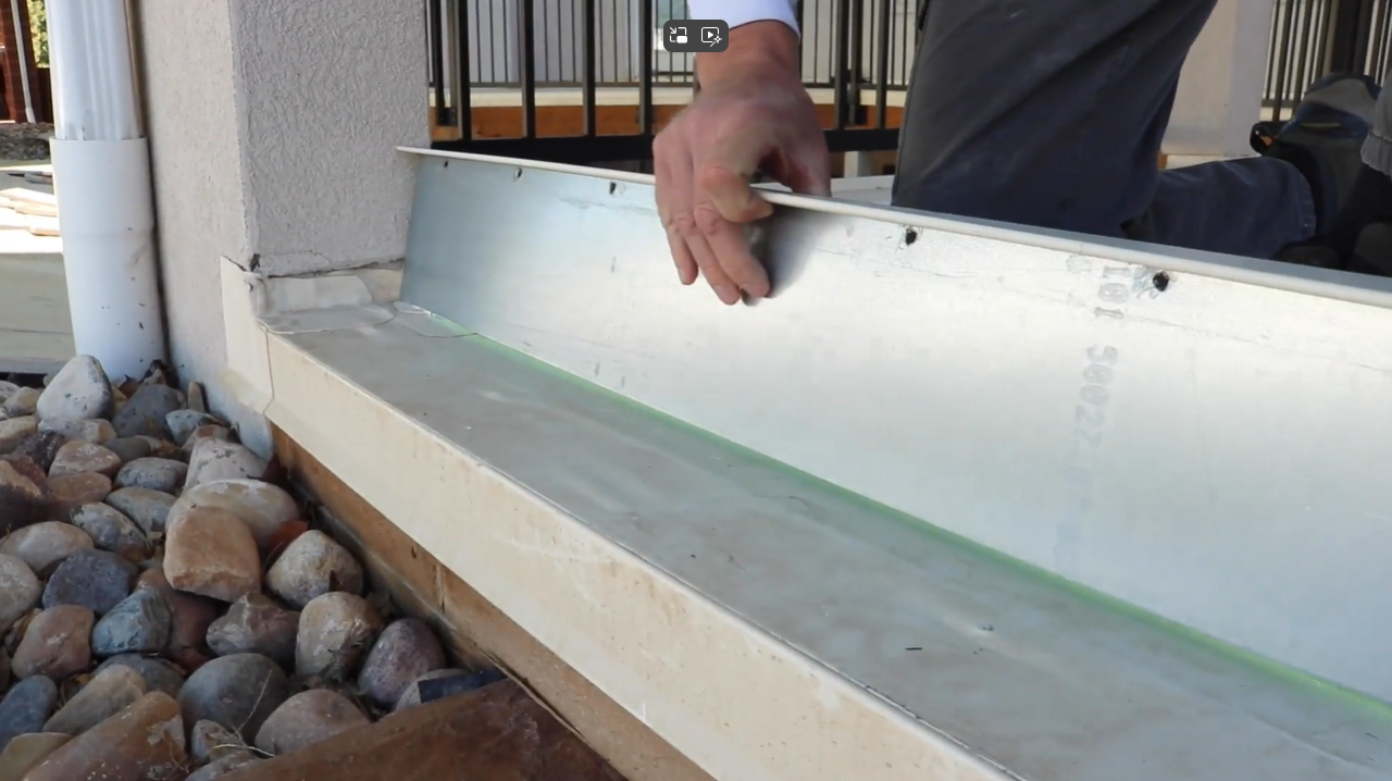 Welded Metal Roof Deck Option To Lock in Concrete Deck Tiles