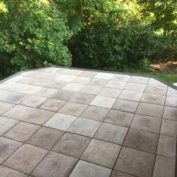 dektek tile oak concrete luxury decking tile