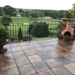 Cocoa Mélange concrete decking