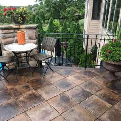 Cocoa Mélange concrete decking