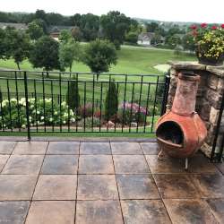 Cocoa Mélange concrete decking