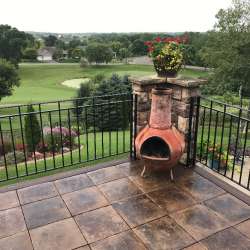 Cocoa Mélange concrete decking