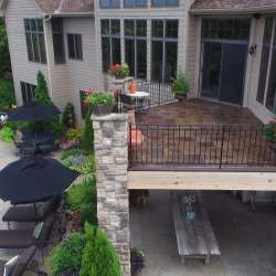 Cocoa Mélange concrete decking