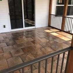 dektektile mocha concrete luxury decking 