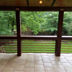 Seashell Album - DekTek Tile's concrete decking covered porch