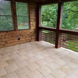 Seashell Album - DekTek Tile's concrete tile deck covered porch