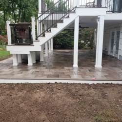 dektek tile oak concrete luxury decking tile