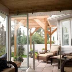 dektek tile oak concrete luxury decking tile