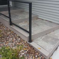 DekTek Tile Stairs with Composite Fascia Board