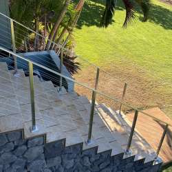 Seashell Album - tile deck in stairs