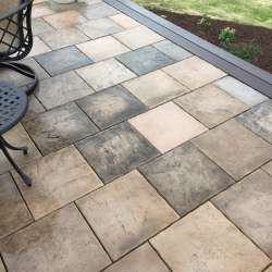 dektektile mocha concrete luxury decking 