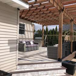 DekTek Tile's luxury concrete deck tiles in limestone