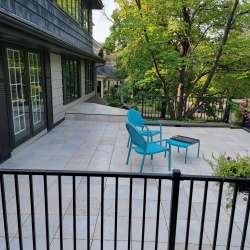 DekTek Tile's luxury concrete deck tiles in limestone