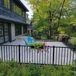 DekTek Tile's luxury concrete deck tiles in limestone