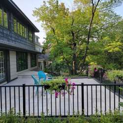 DekTek Tile's luxury concrete deck tiles in limestone