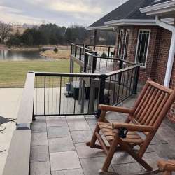 dektek tile oak concrete luxury decking tile