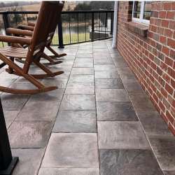 dektek tile oak concrete luxury decking tile