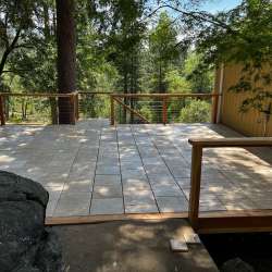 dektek tile seashell concrete luxury decking