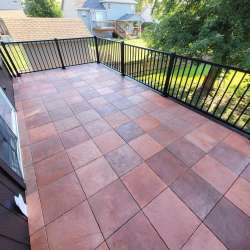 dektek tile adobe concrete decking