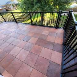 dektek tile adobe concrete decking
