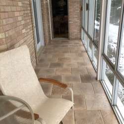 dektek tile seashell concrete luxury decking