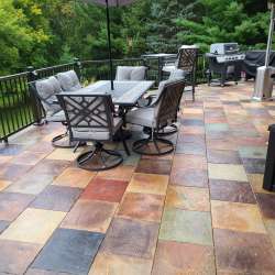 Tuscany medley luxury decking from DekTek Tile