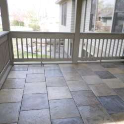 dektek tile pecan medley luxury concrete decking