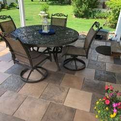 dektektile mocha concrete luxury decking 