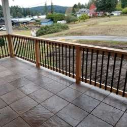 DekTek Tile's Oak Concrete Tile Decking