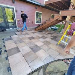 Over Concrete Installations