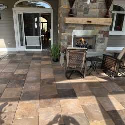 DekTek Tile's Mocha Fire-Resistant Concrete Tile Decking
