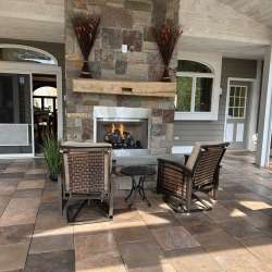 DekTek Tile's Mocha Concrete Deck Tiles