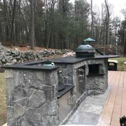 dektek tile accent deck & fireproof inlays - outdoor concrete luxury deck tiles