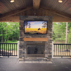 dektek tile accent deck & fireproof inlays - outdoor concrete luxury deck tiles