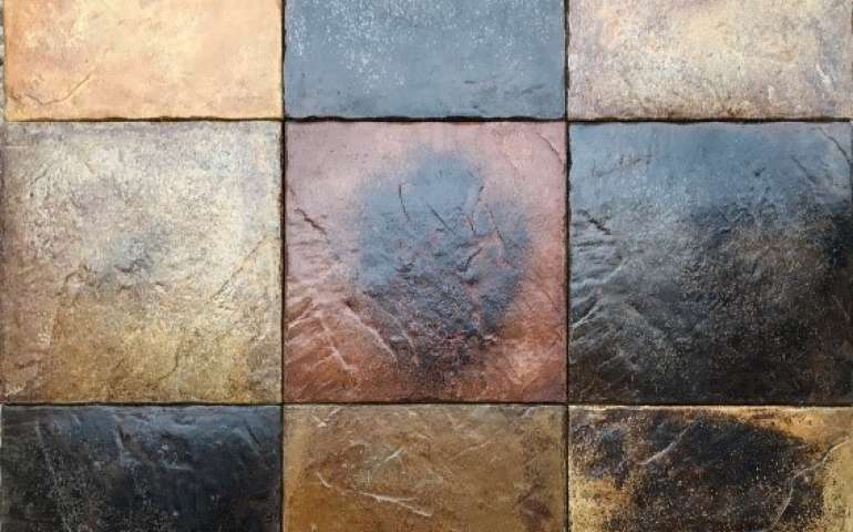 Tuscan Medley Concrete Deck Tile Samples