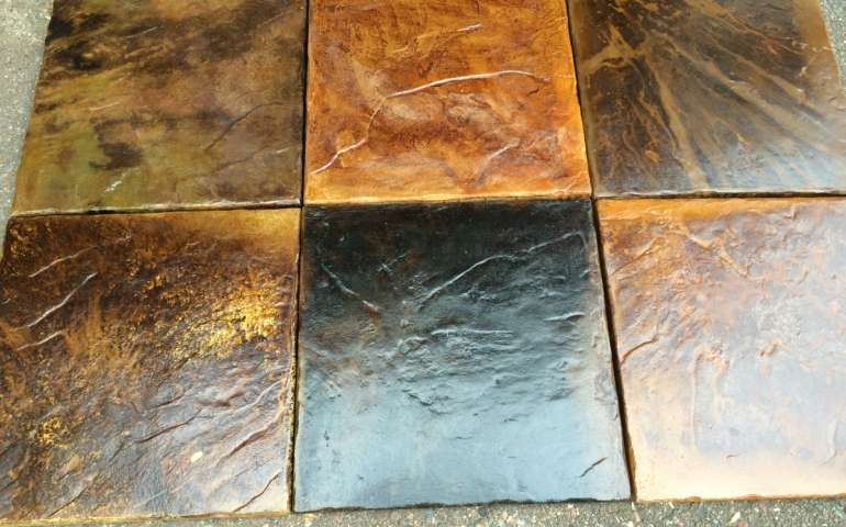 Tuscan Medley Samples - Beautiful Deck Tiles