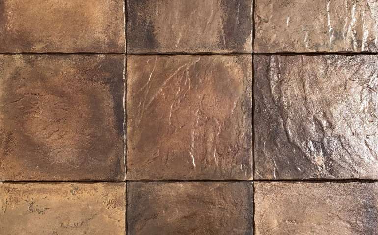 Cocoa Mélange Concrete Deck Tile Samples