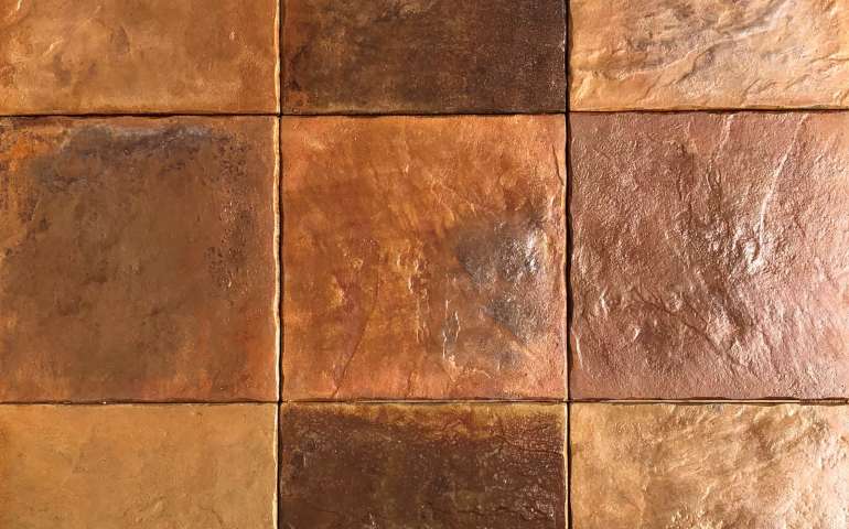 Sienna Concrete Deck Tile Samples